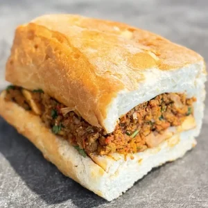 لقمه پیراشکی گوشت