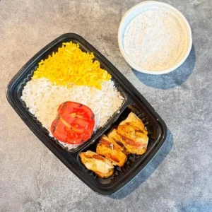 چلو جوجه کباب رژیمی